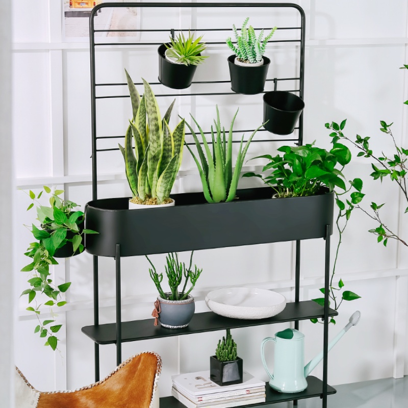Outdoor Furniture Green - Suporte de Ferro Moderno para Plantas