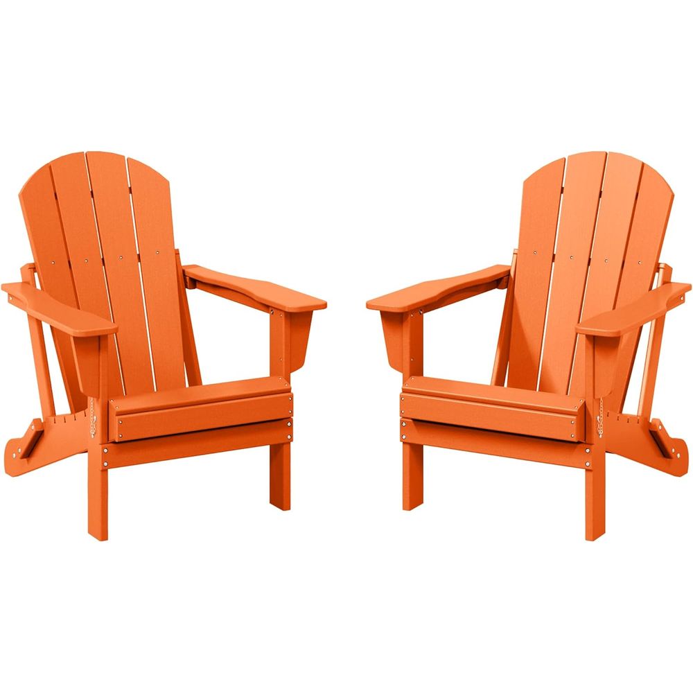 Outdoor Furniture Rocking Chair - Conjunto de 2 cadeiras Adirondack de