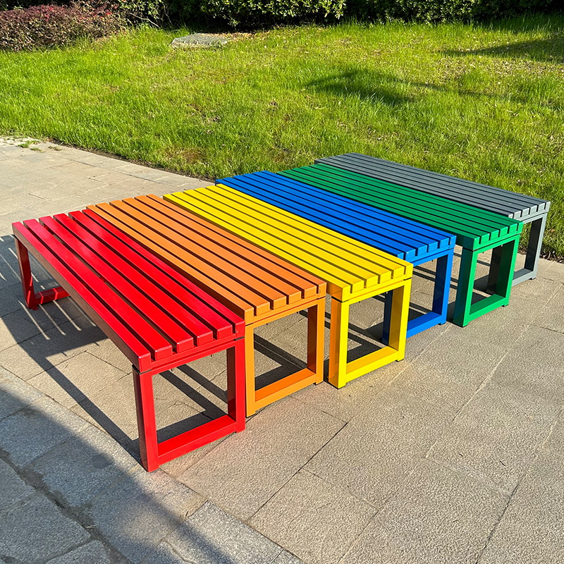 Outdoor Furniture Green - Internet celebridade banco branco com encosto