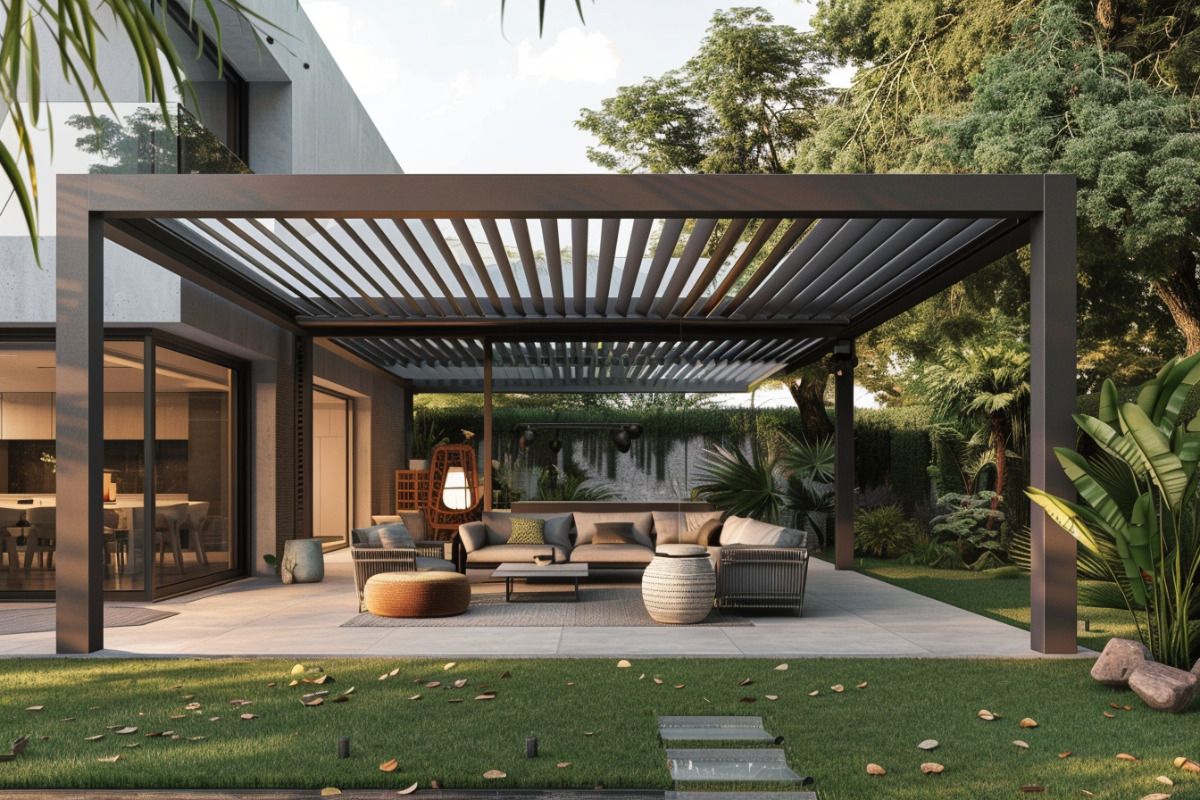 Pergolado de Alumínio Luxuoso  - Outdoor Furniture Gazebo avaliação e preço