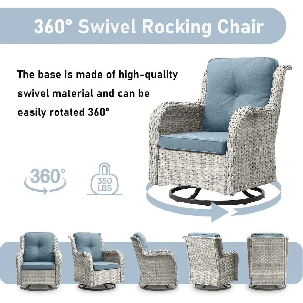 Conjunto de 5 Peças de Móveis  - Outdoor Furniture Grey avaliação e preço