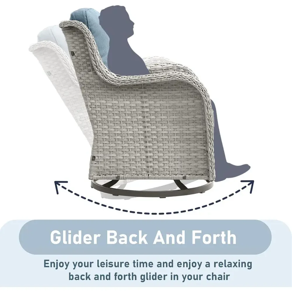 Conjunto de 5 Peças de Móveis  - Outdoor Furniture Grey avaliação e preço