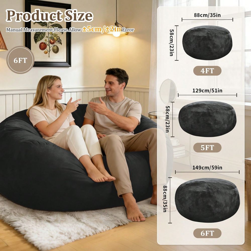 Puff Cinza, 4FT 5FT 6FT, em Ca - Outdoor Furniture Grey avaliação e preço
