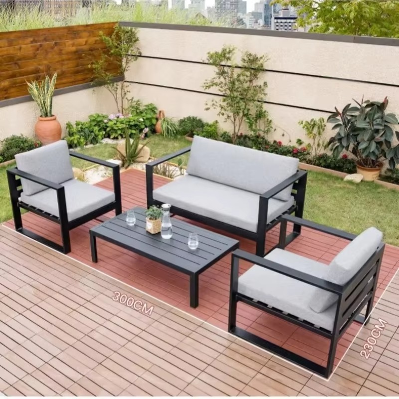 Conjunto de Móveis de Metal pa - Outdoor Furniture Loveseat avaliação e preço
