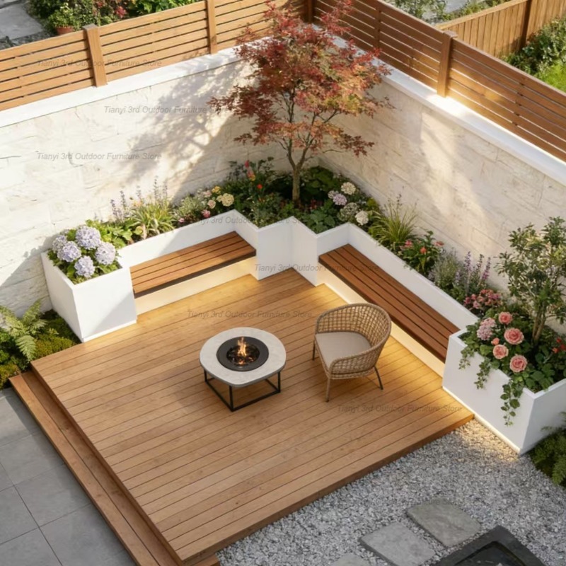 Assento para Plantas em Ferro  - Outdoor Furniture Rocking Chair avaliação e preço