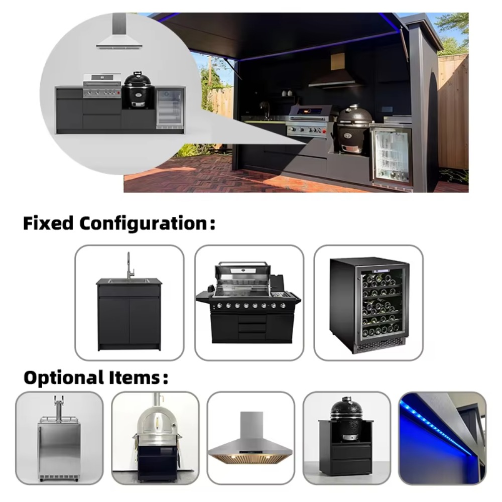 Novo Design: Ilha de Cozinha E - Outdoor Furniture Kitchener avaliação e preço