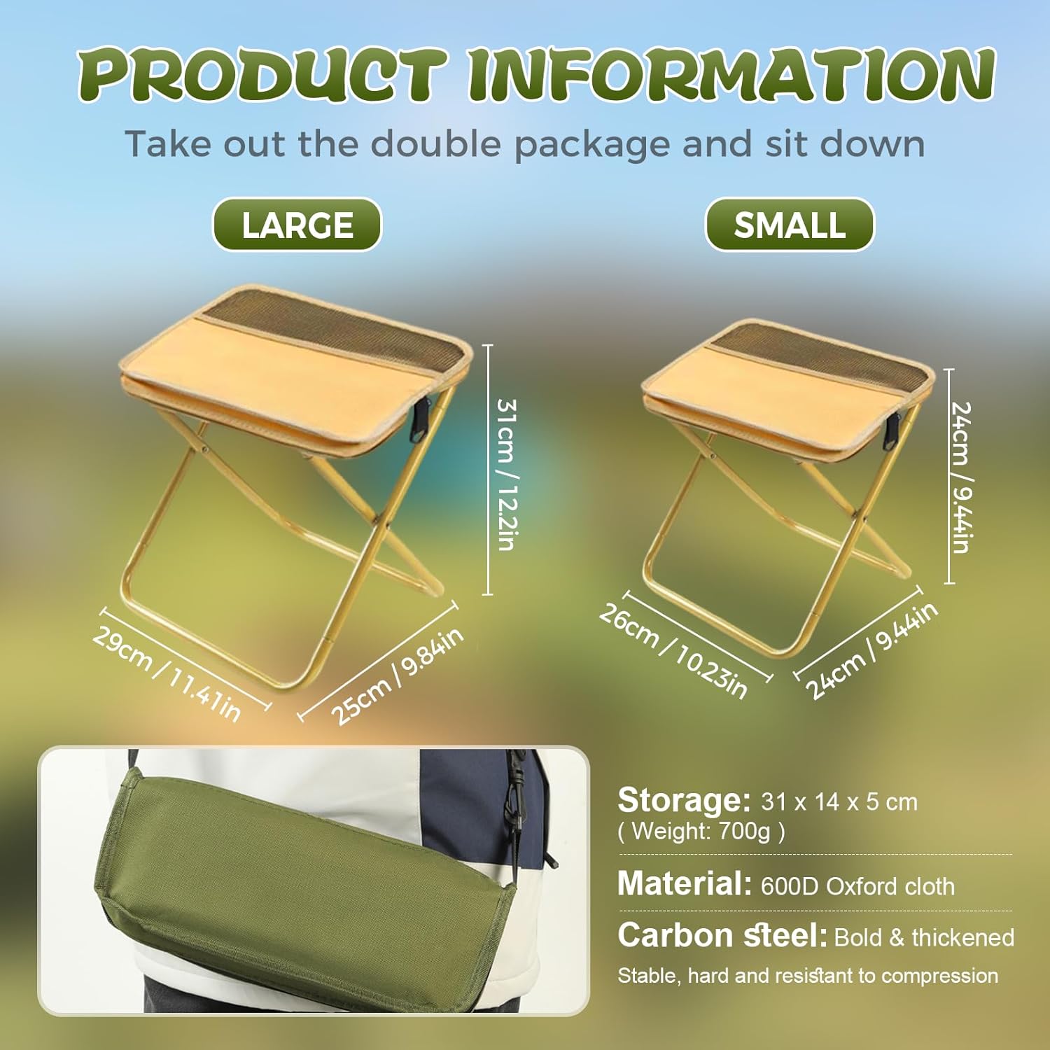 Cadeira de Camping Portátil e  - Outdoor Furniture Rocking Chair avaliação e preço