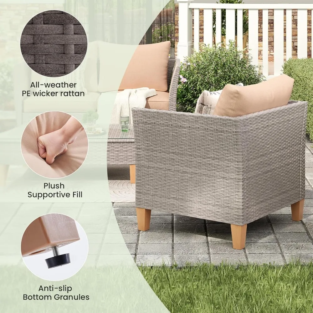 Conjunto de móveis de pátio de - Outdoor Furniture Loveseat avaliação e preço