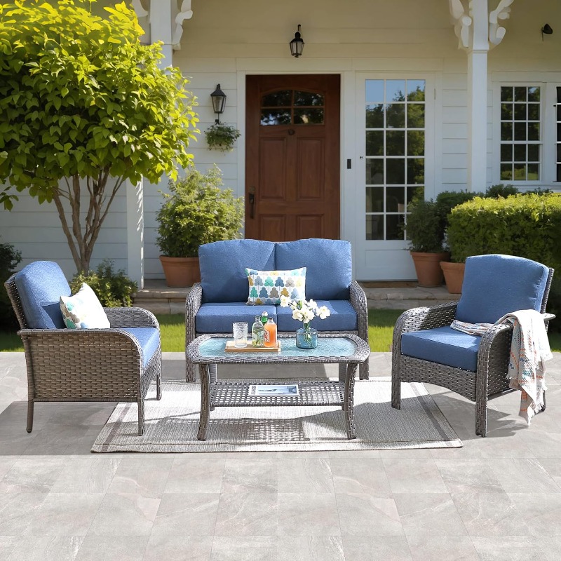 Conjunto de Móveis para Pátio  - Outdoor Furniture Loveseat avaliação e preço