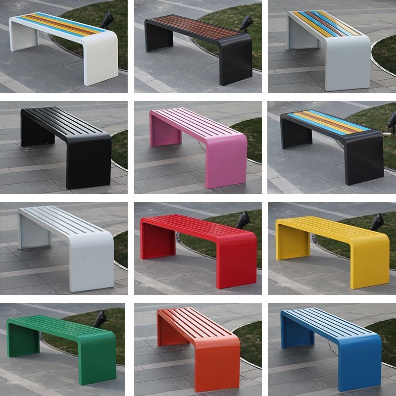 Banco de metal de aço laminado - Outdoor Furniture Green avaliação e preço