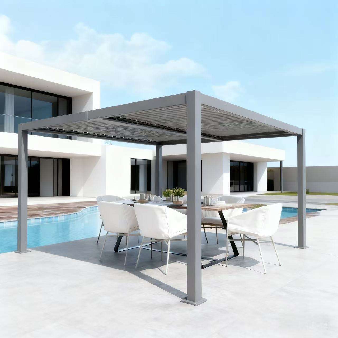 Pérgola de Alumínio para Prote - Outdoor Furniture Gazebo avaliação e preço