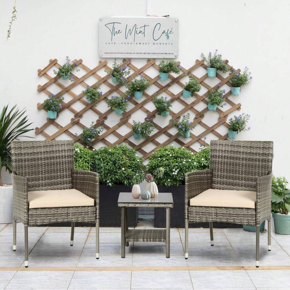 Conjunto de Móveis para Área E - Outdoor Furniture Loveseat avaliação e preço