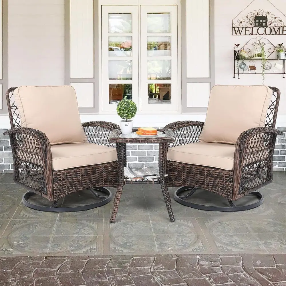 Conjunto de Móveis para Pátio  - Outdoor Furniture Rocking Chair avaliação e preço
