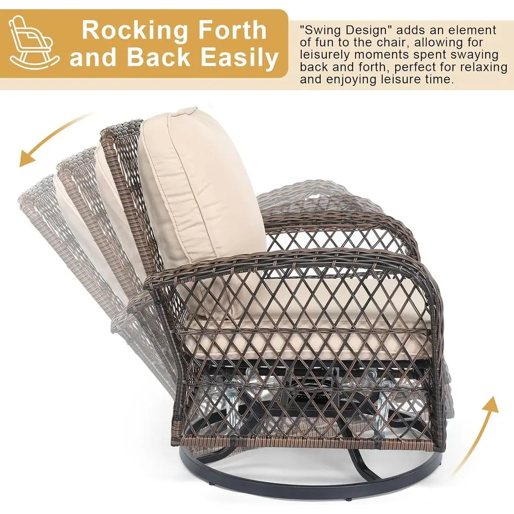 Conjunto de Móveis para Pátio  - Outdoor Furniture Rocking Chair avaliação e preço