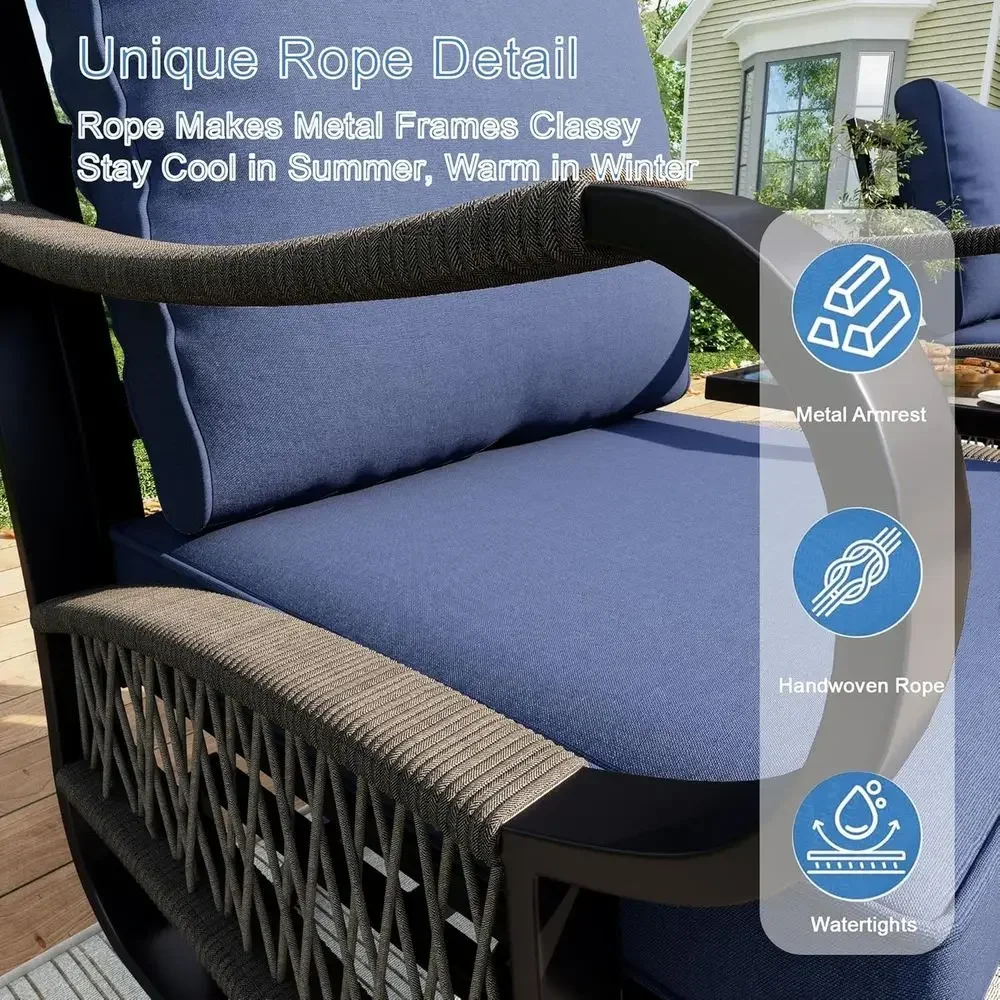 Conjunto de Móveis de Metal pa - Outdoor Furniture Loveseat avaliação e preço