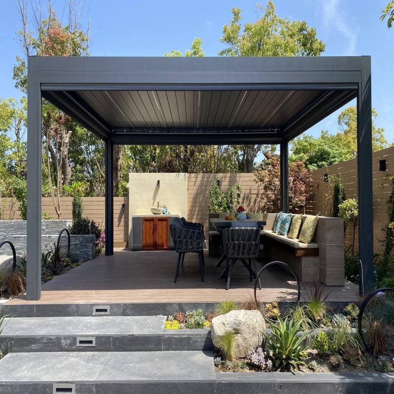 Pergolado de Alumínio de Alta  - Outdoor Furniture Gazebo avaliação e preço
