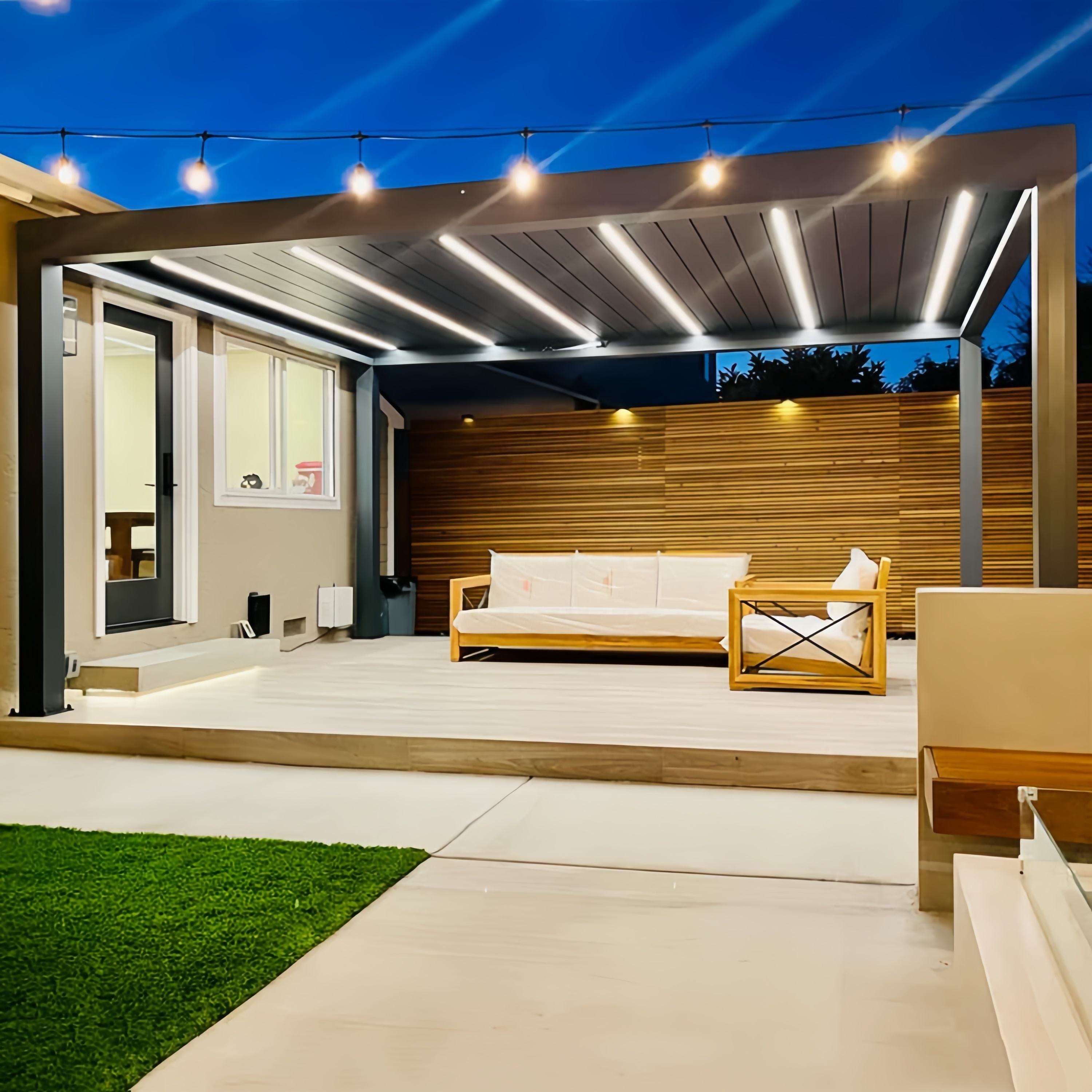 Pavilhão Retangular de Alumíni - Outdoor Furniture Gazebo avaliação e preço