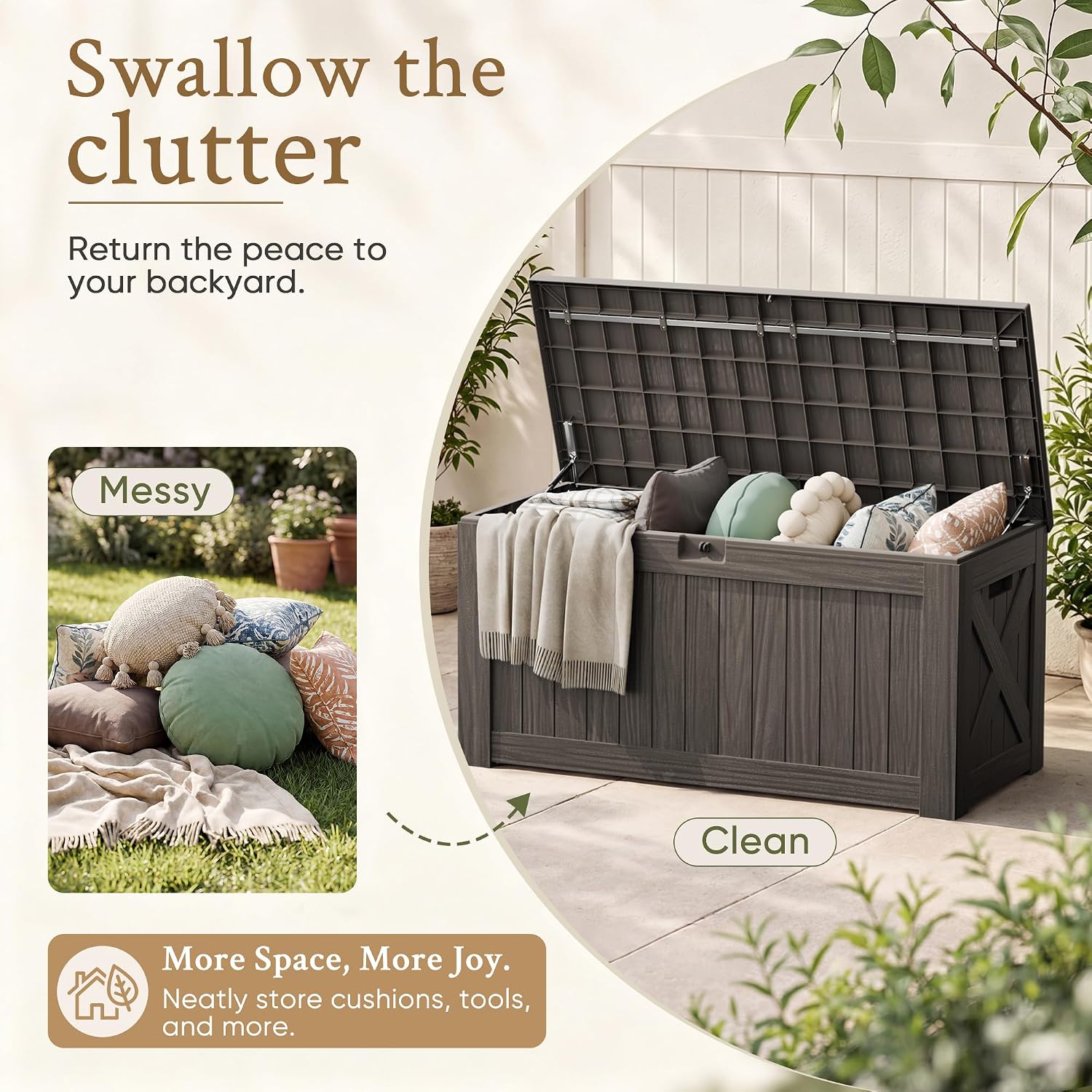Armário de Armazenamento Exter - Outdoor Furniture Wood avaliação e preço