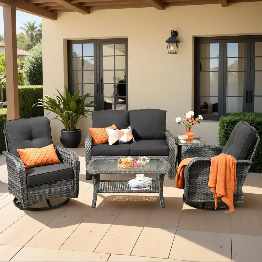 Conjunto de Móveis para Pátio  - Outdoor Furniture Loveseat avaliação e preço