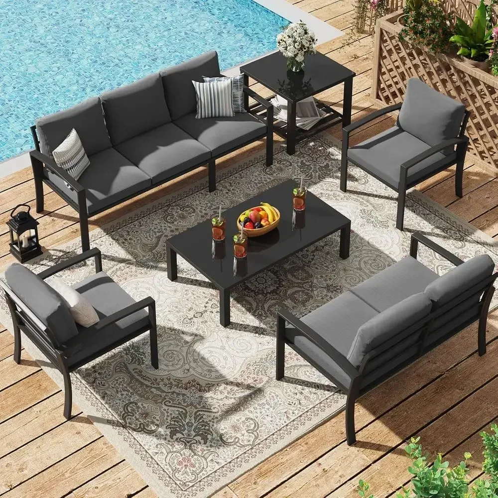 Conjunto de móveis para pátio  - Outdoor Furniture Grey avaliação e preço