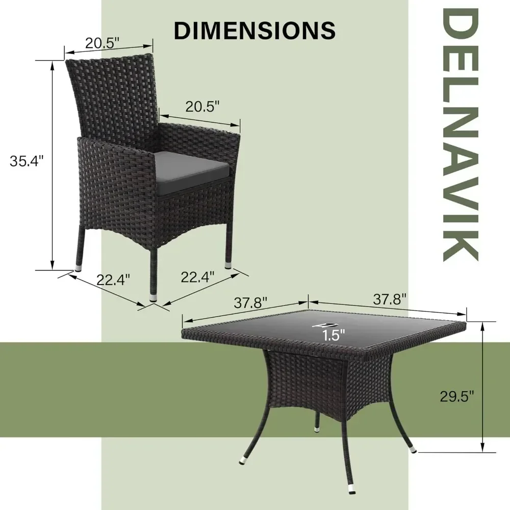 Conjunto de móveis para terraç - Outdoor Furniture Grey avaliação e preço