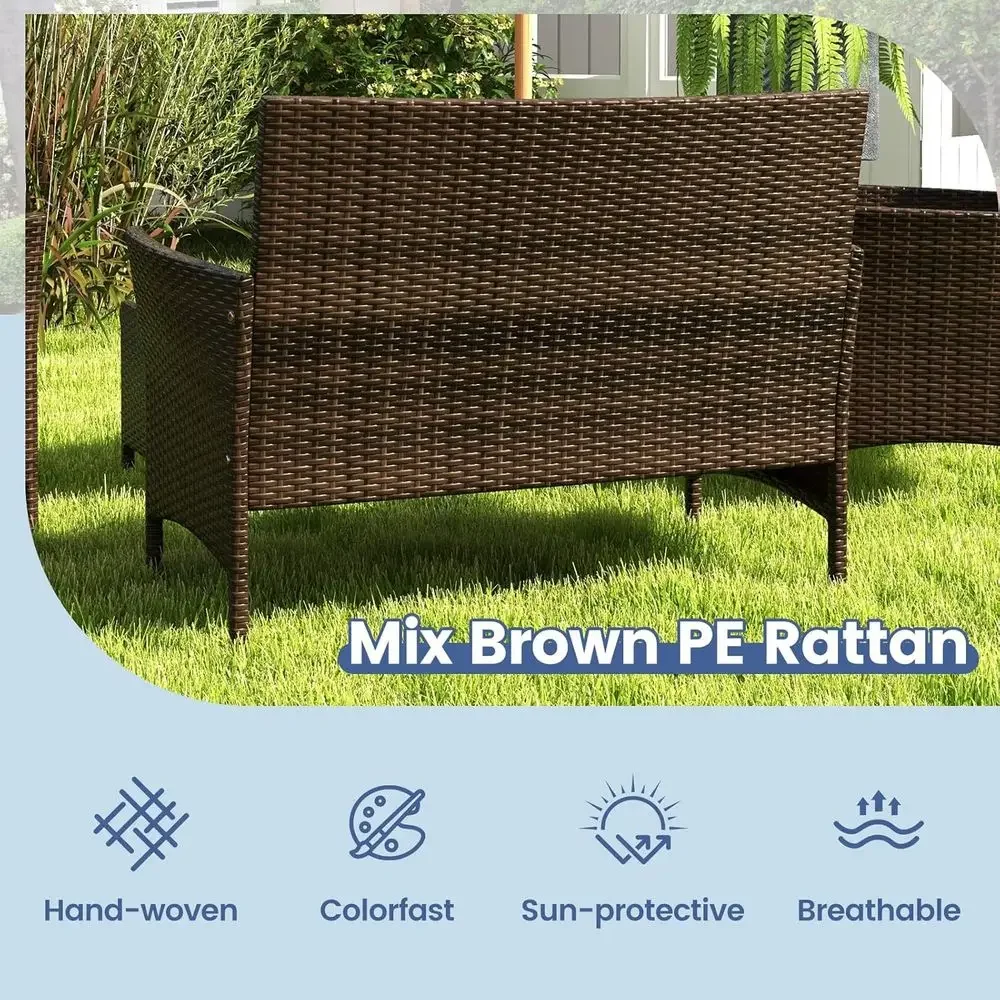 Conjunto de Móveis para Pátio  - Outdoor Furniture Loveseat avaliação e preço